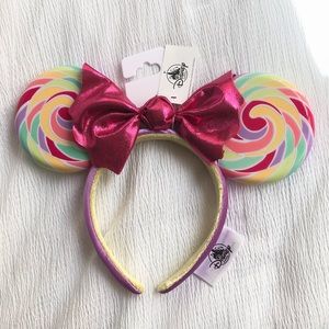 Lollipop Candy Minnie Mouse Ear Headband